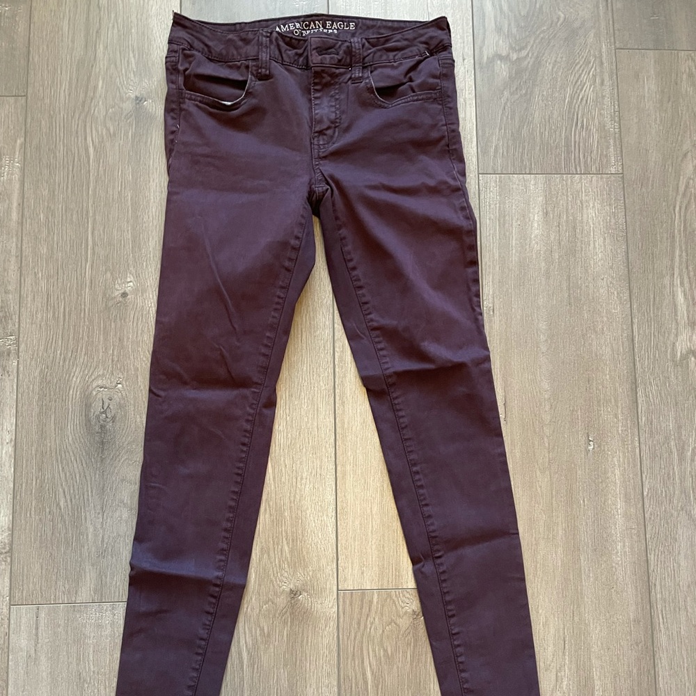 American Eagle purple jeggings, very comfortable!